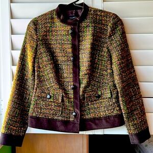 Talbots chocolate brown dress jacket